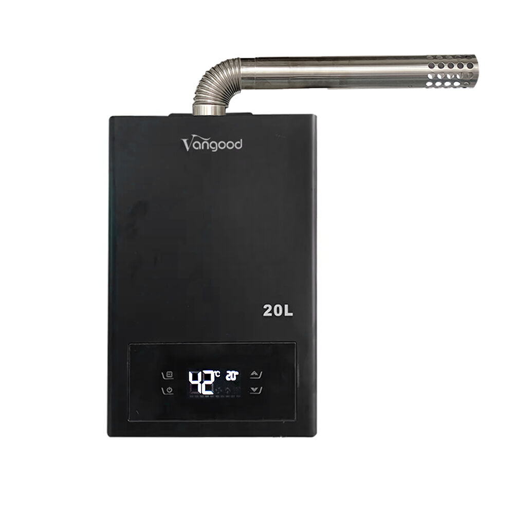 20L Instant Gas Water Heater Smart LCD Display Tankless High Pressure Stable Hot Water Supply