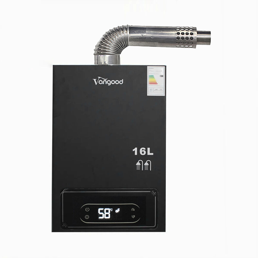 CE Gas Water Heater 12L Instant Heating Digital Remote Control