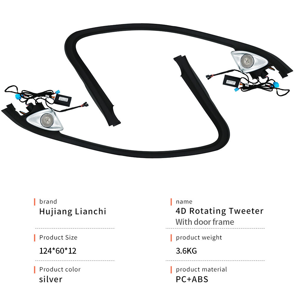 Mercedes-Benz New C-class W206 Burmester 4D Rotating Tweeter Speaker 64 Colors Ambient Light
