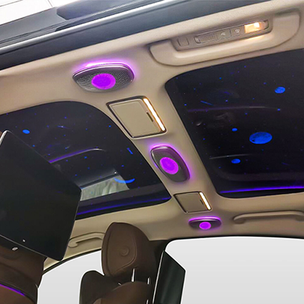 Mercedes-Benz GLC X253 Three-piece Rear Roof Speakers with Luminous Ambient Light Roof Speakers 