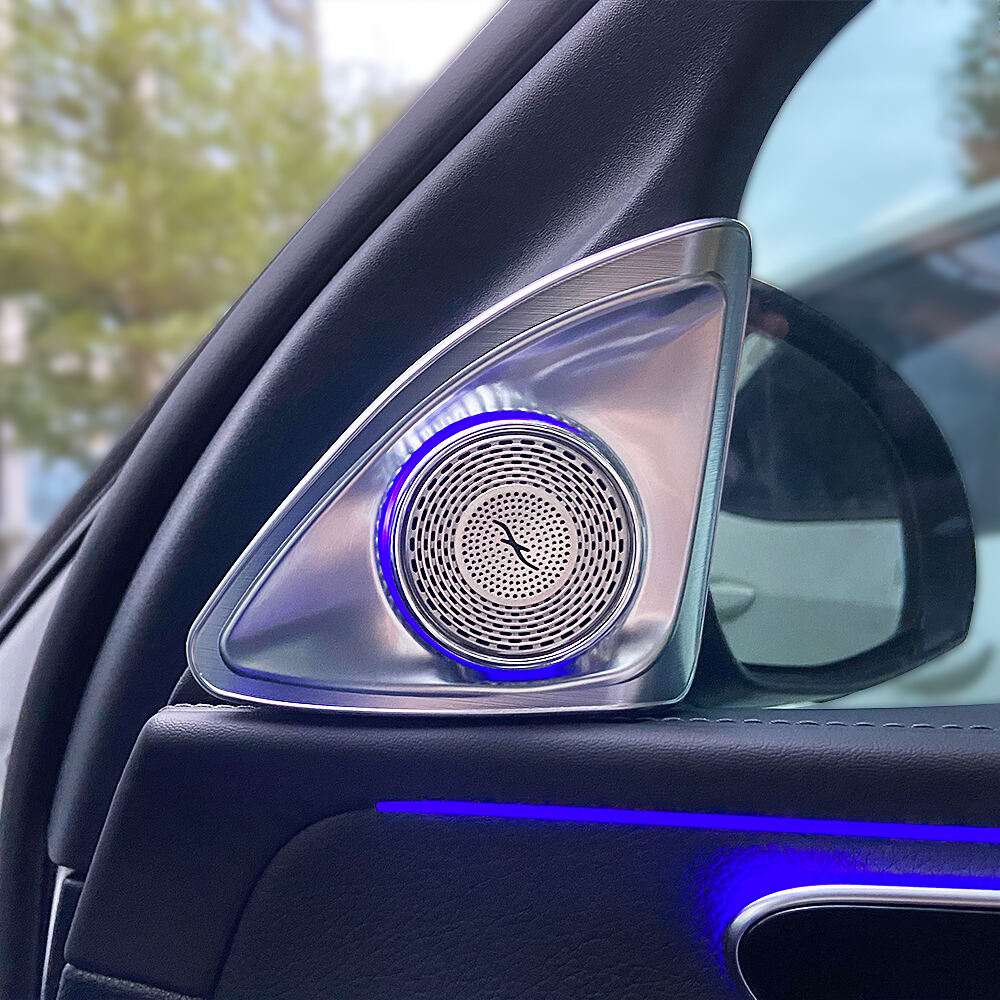 Mercedes-Benz New C-class W206 Burmester 4D Rotating Tweeter Speaker 64 Colors Ambient Light