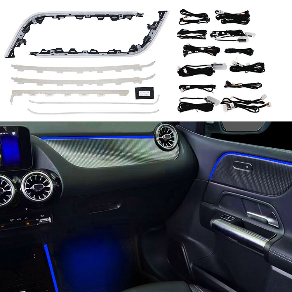 Mercedes-Benz Car Interior Decor LED Atmosphere Light 64 color Ambient Lights For GLA H247