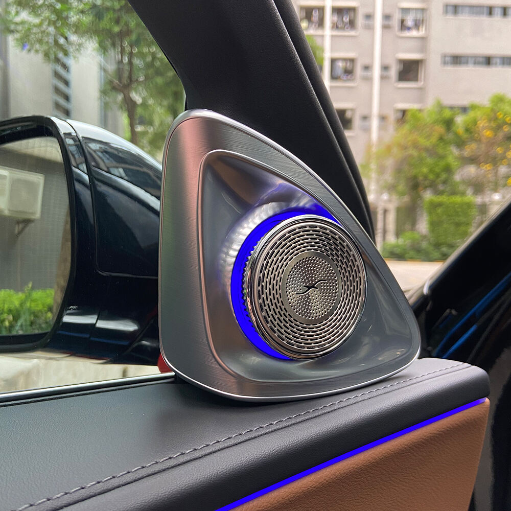 Mercedes E-class W214 A-pillar Burmester Rotating Tweeter Speaker 64 Colors Ambient Light E300L E260L