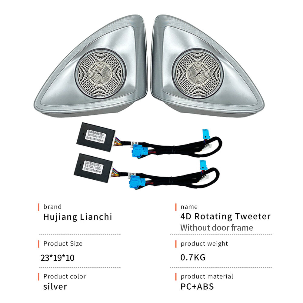 Mercedes-Benz New C-class W206 Burmester 4D Rotating Tweeter Speaker 64 Colors Ambient Light