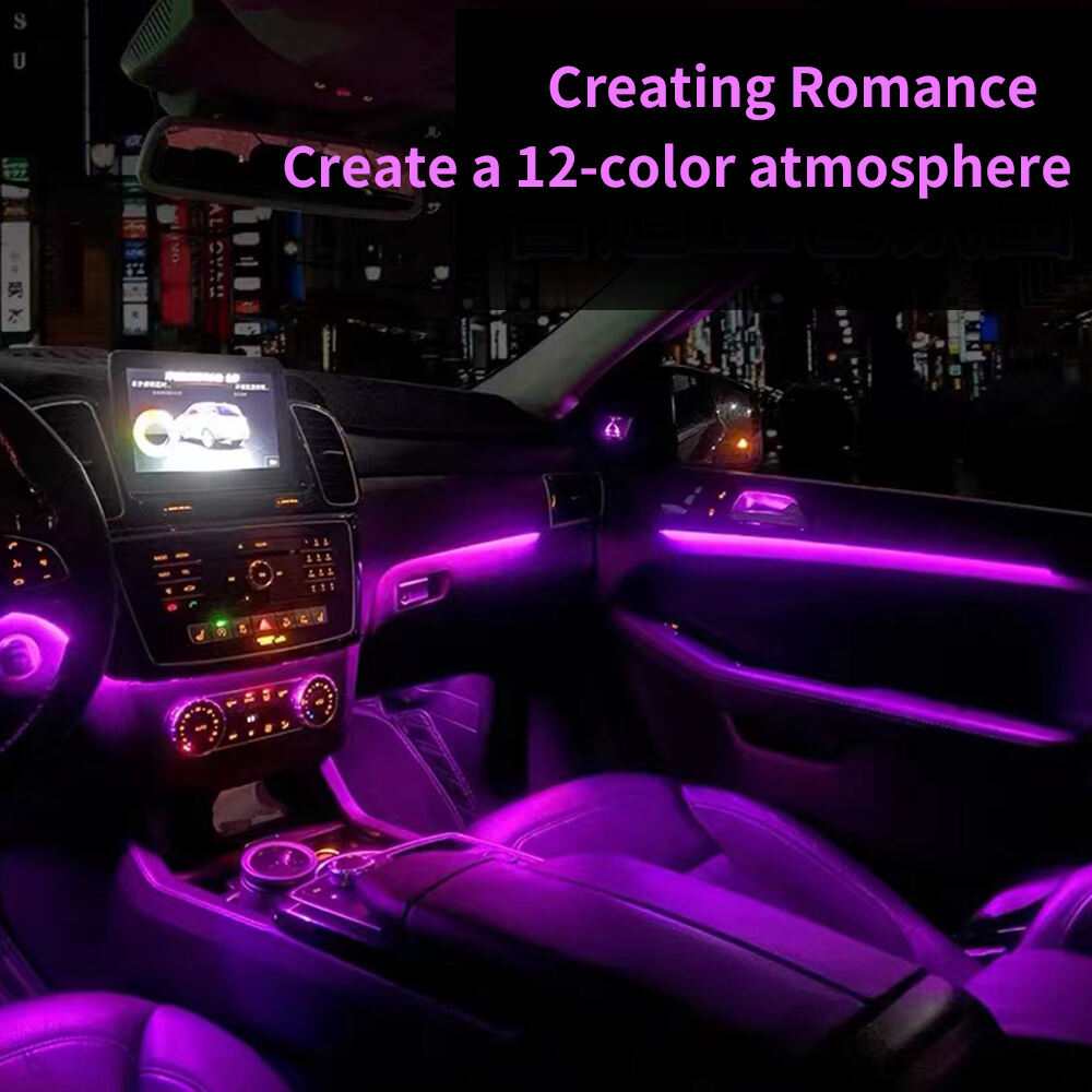 Mercedes-Benz W166 Car Interior 3 Colors Upgrade to 12 Colors Ambient Lights