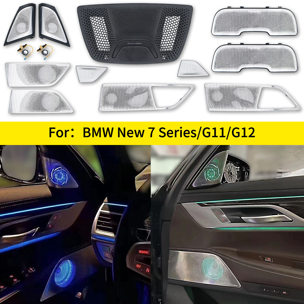 BMW Car Door Speaker Cover Tweeter Speaker Multicolor Ambient Light