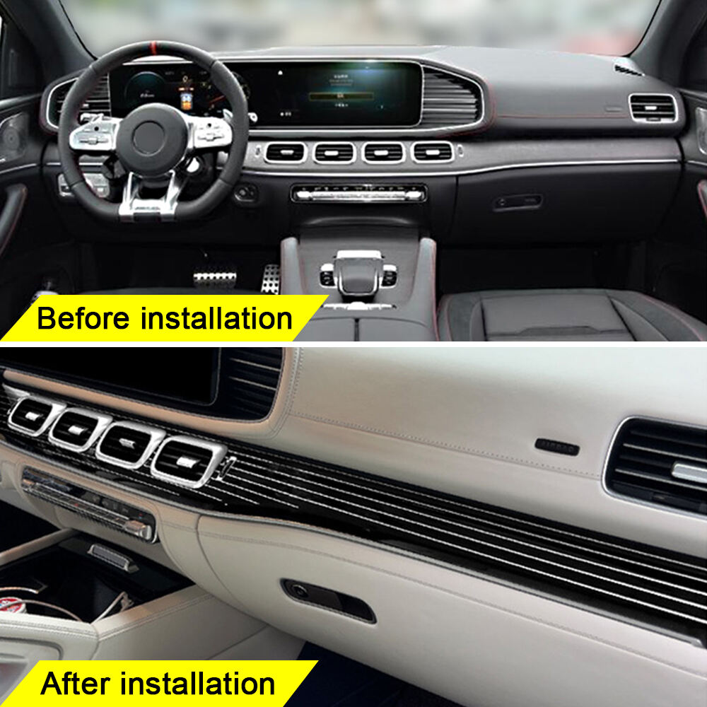 Mercedes Benz GLE GLS W167 Hot Sale Interior Decoration Piano Lacquer Dashboard Panel Door Panel