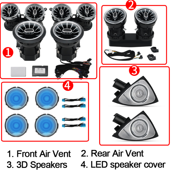 Lumina ambientală Mercedes este compatibilă OEM pentru W213?