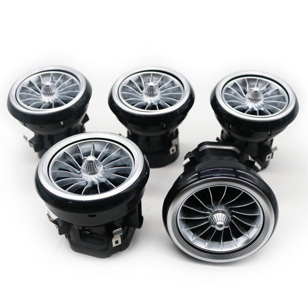 Mercedes-Benz CLA W117 Car Upgrade New Style Turbine Air Vent 12 Colors Air Conditioning System 