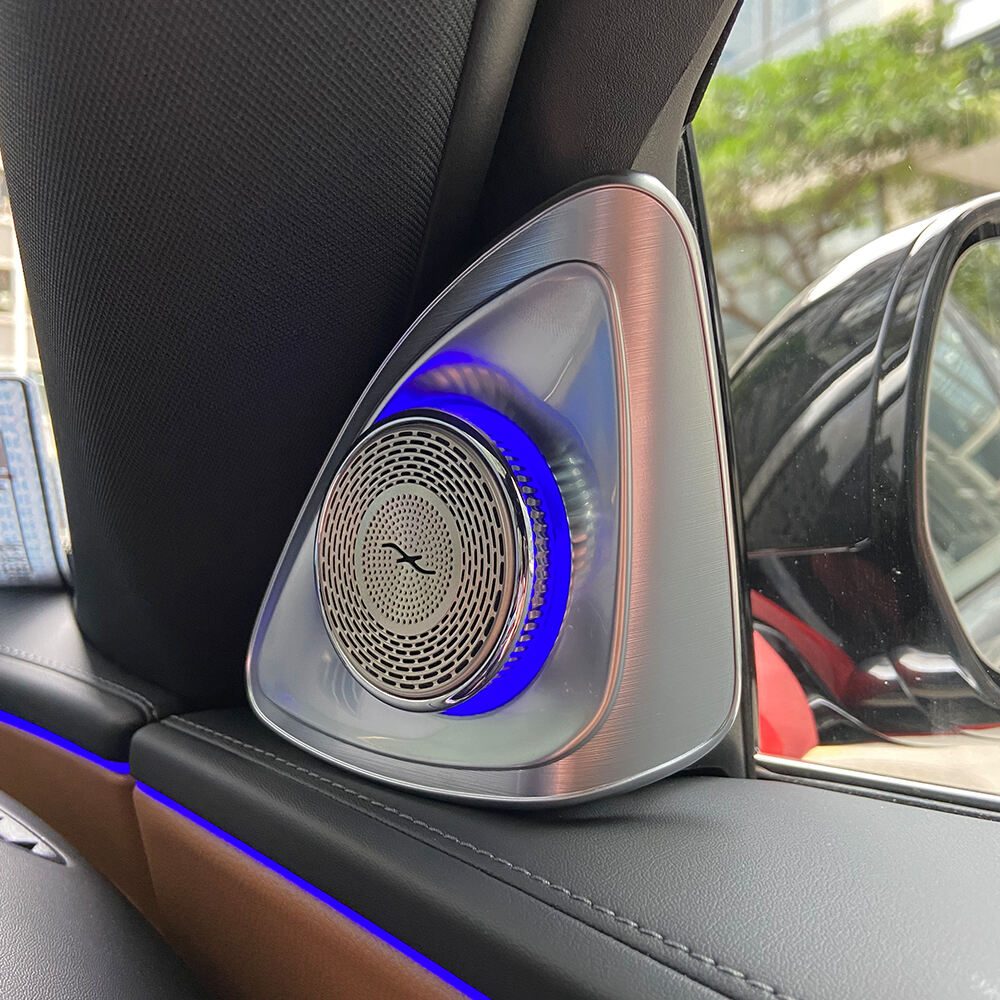 Mercedes E-class W214 A-pillar Burmester Rotating Tweeter Speaker 64 Colors Ambient Light E300L E260L