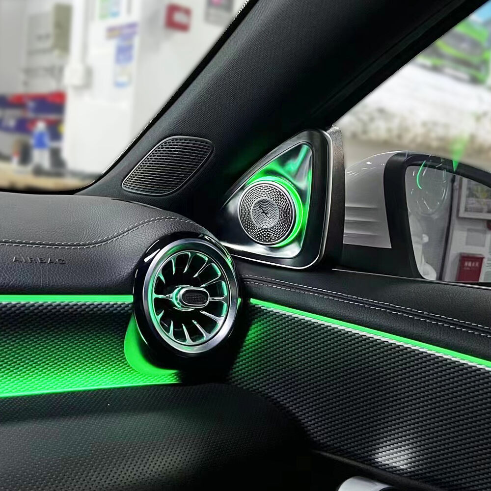 Mercedes A-class W177 4D Burmester Tweeter Speaker Rotating Rotary Treble 64 Colors Ambient Light