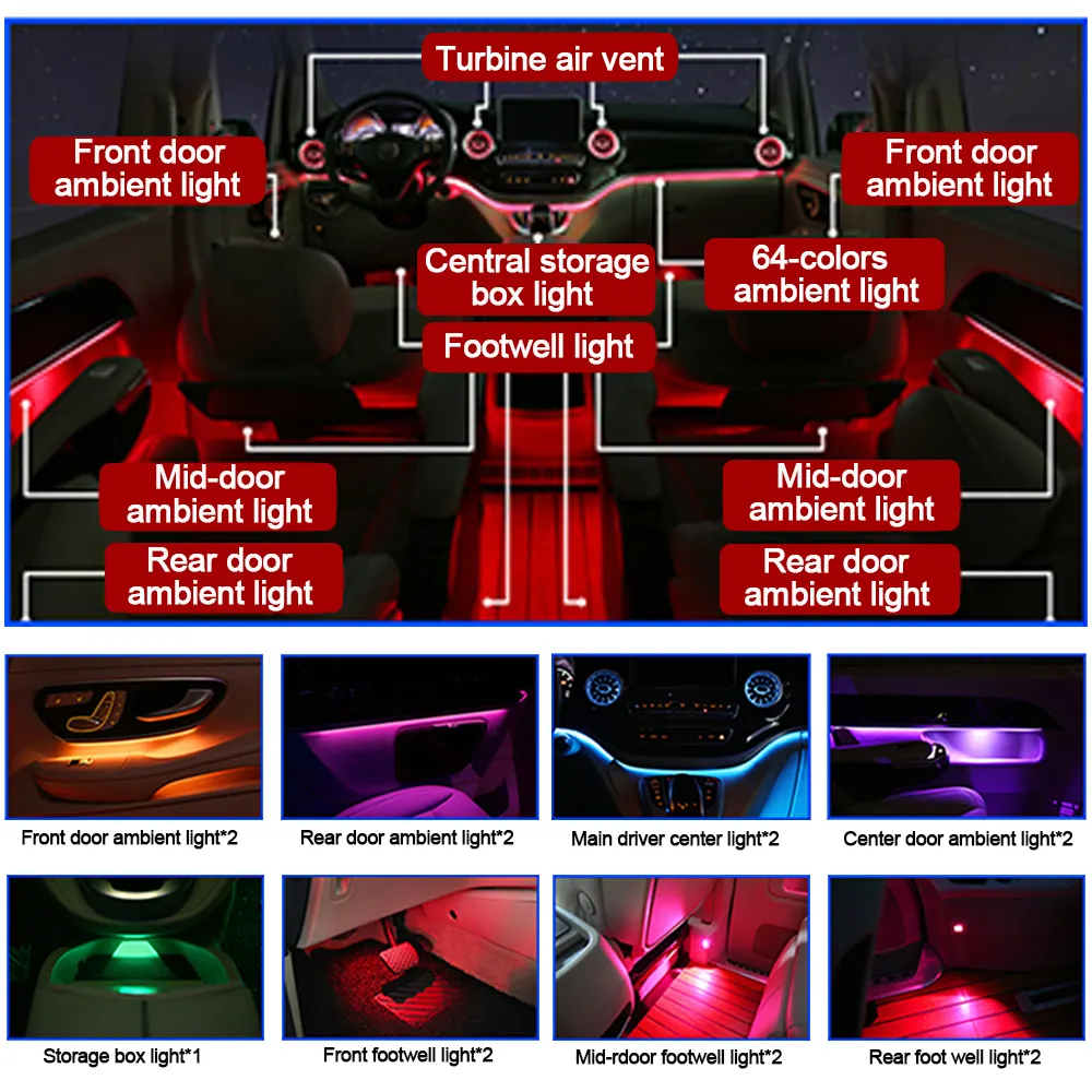 Choosing the Right Accessories for Your Mercedes Ambient Lighting