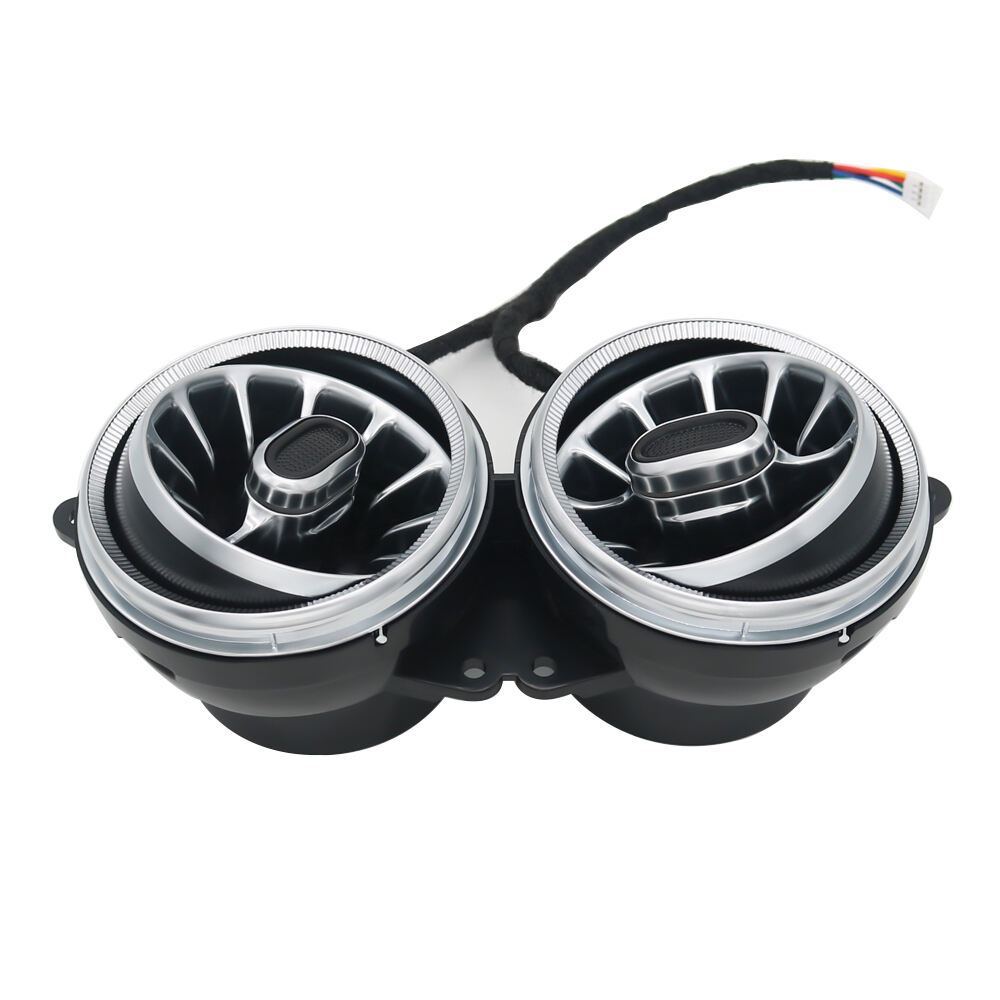 Mercedes S-class W222 Front and Rear Turbine Air Vent Outlet 7/64 Colors Ambient Light