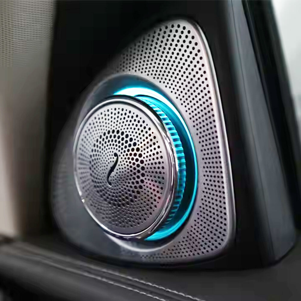 Mercedes-Benz C-class W205 3D Burmester Tweeter Speakers 64 Colors Ambient Light Rotating Tweeter Speakers