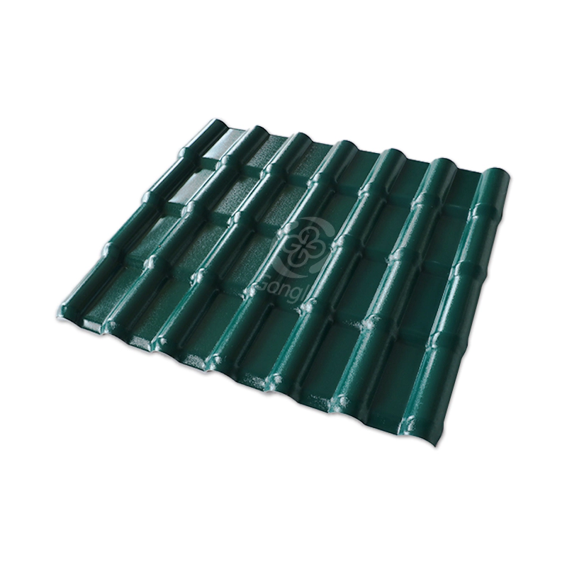 1050mm Green ASA PVC Reisn Composite Roof Sheets