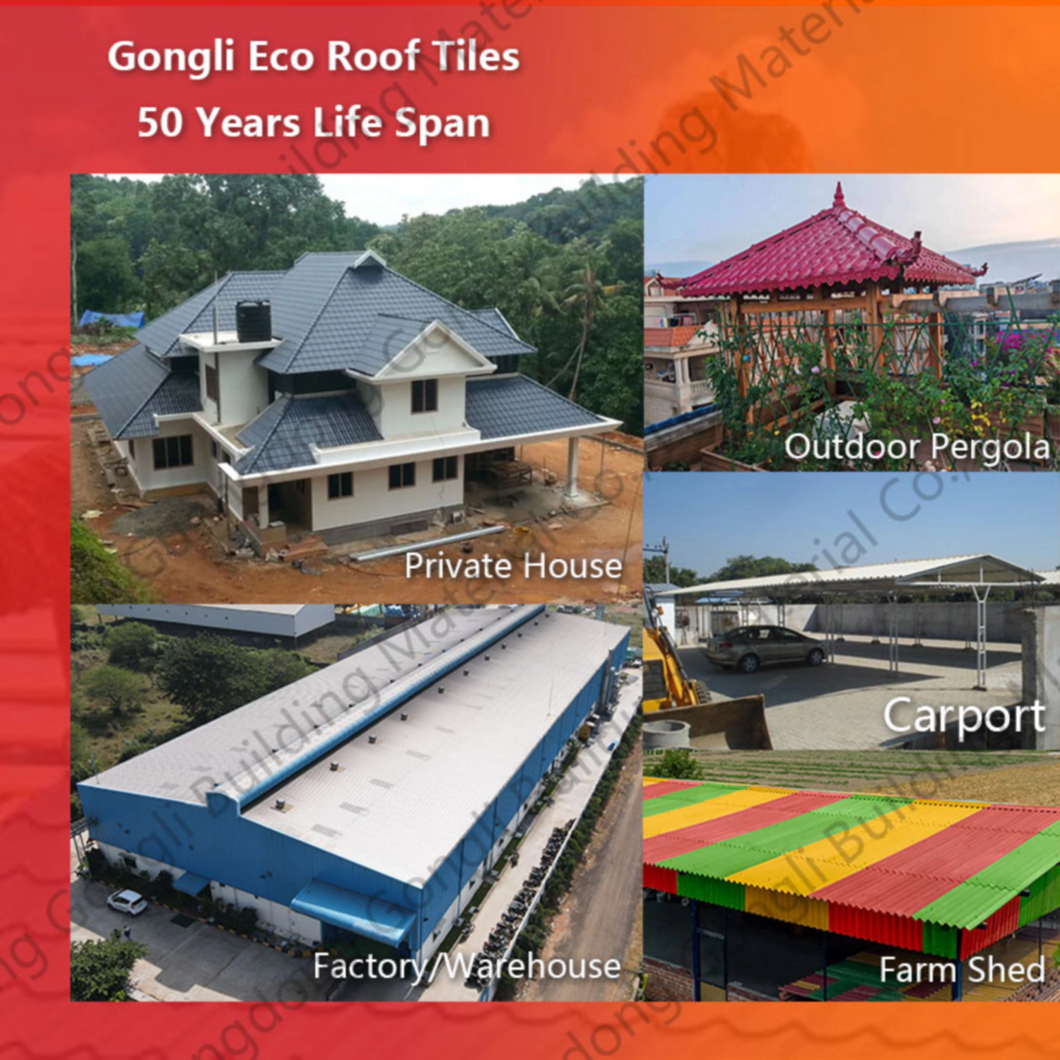 asa pvc roof sheet application