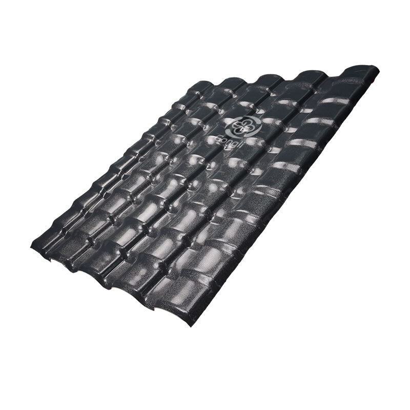 1050mm Black ASA UPVC Chinese Plastic Roof Sheets