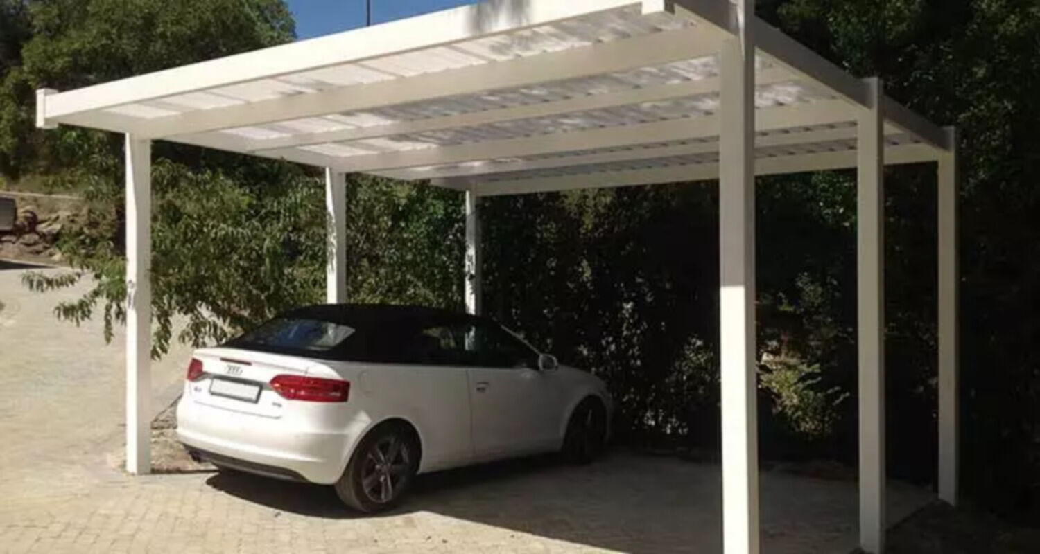 Lightweight Carport Roof Panels, UV & Weather-Resistant, Like Glass but Safer