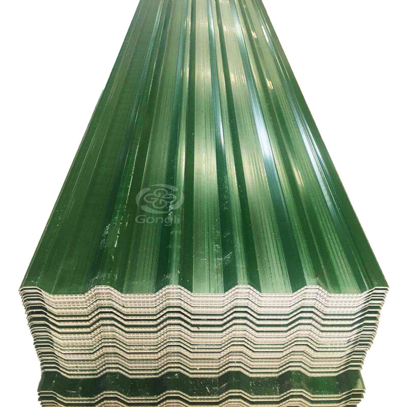 885mm Green PVC sandwich twin wall paneling