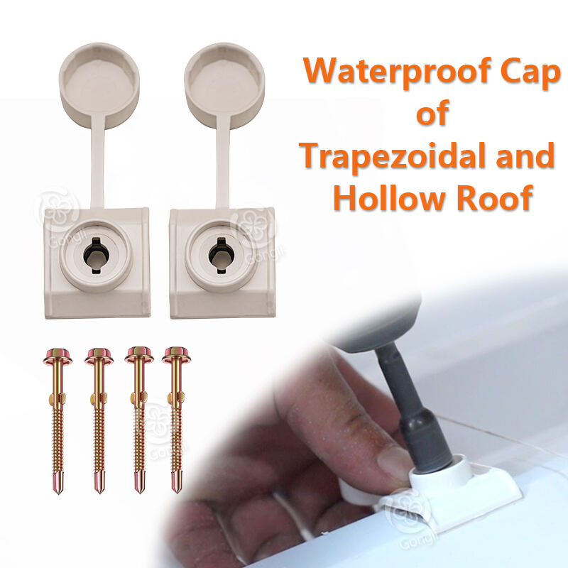 Trapezoidal and Twinwall Hollow Roofing Sheet Accessories Material Waterproof Screw Cap