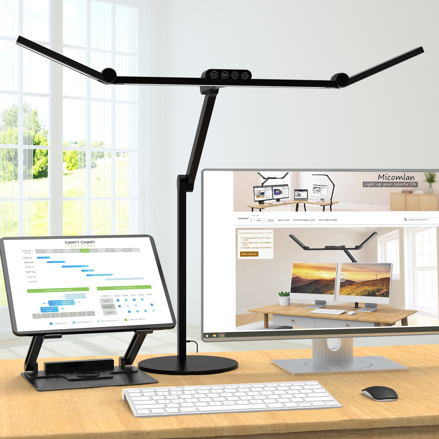 Globalne trendy rynku lamp biurkowych LED do 2025 roku: technologia, design i wymagania konsumentów