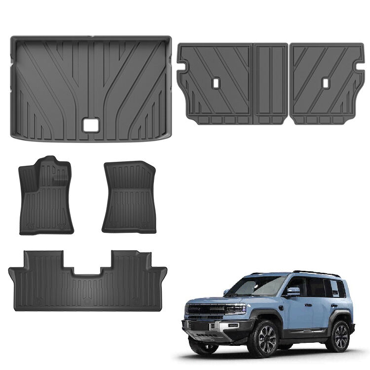 Car Mats for BYD Denza B5 Accessories TPE Floor Mat Seat Back Cover Cushion Pad Rear Trunk Mat Interior Accessory