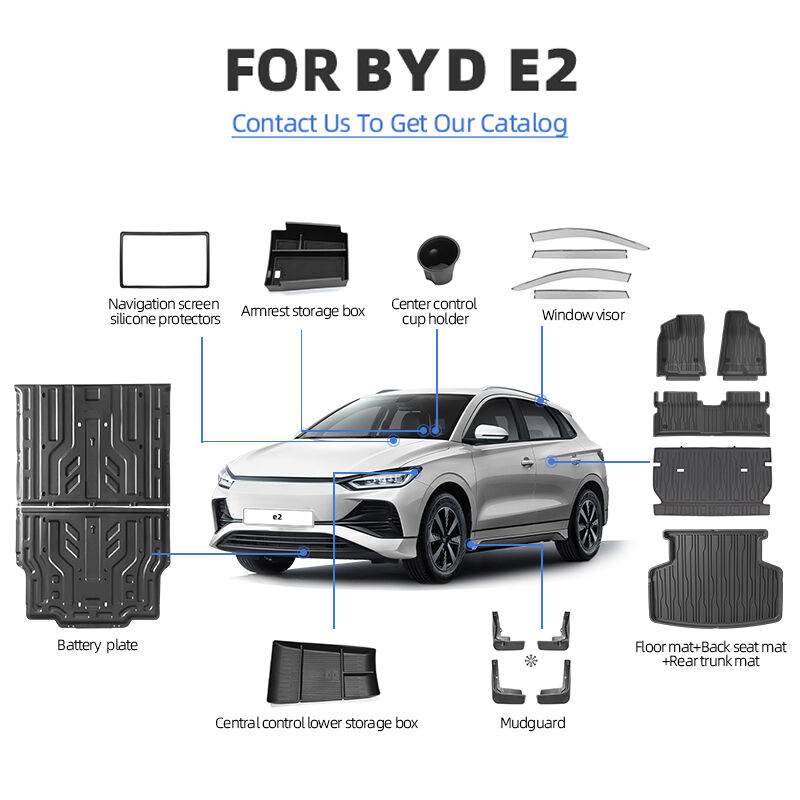 ابقَ منظمًا وآمنًا مع إكسسوارات BYD E2