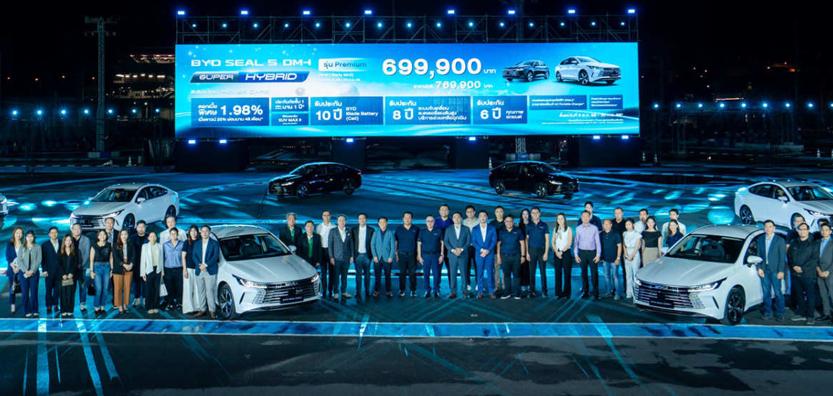 BYD Launches First Thailand-Made Right-Hand Drive PHEV Sedan: SEAL 5 DM-i