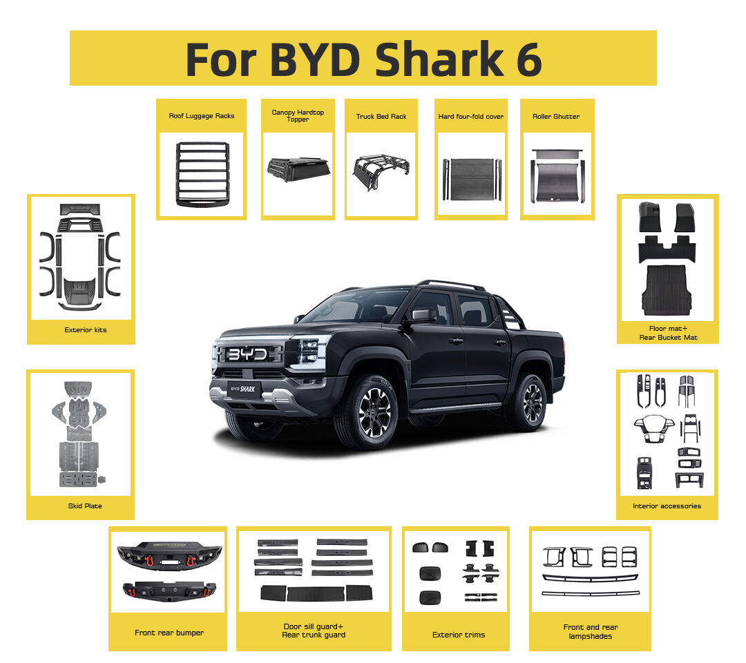 YDG&Maremlyn BYD Shark 6 үшін жаңа өнім шығарды