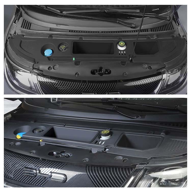 The sleek design of the BYD Dolphin frunk