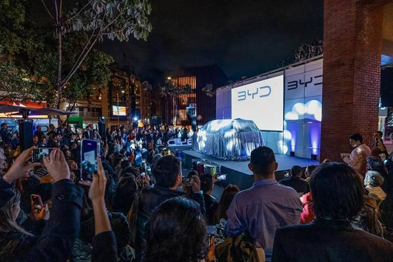 BYD Yuan UP debuts in Colombia, ushering in a new era of green travel