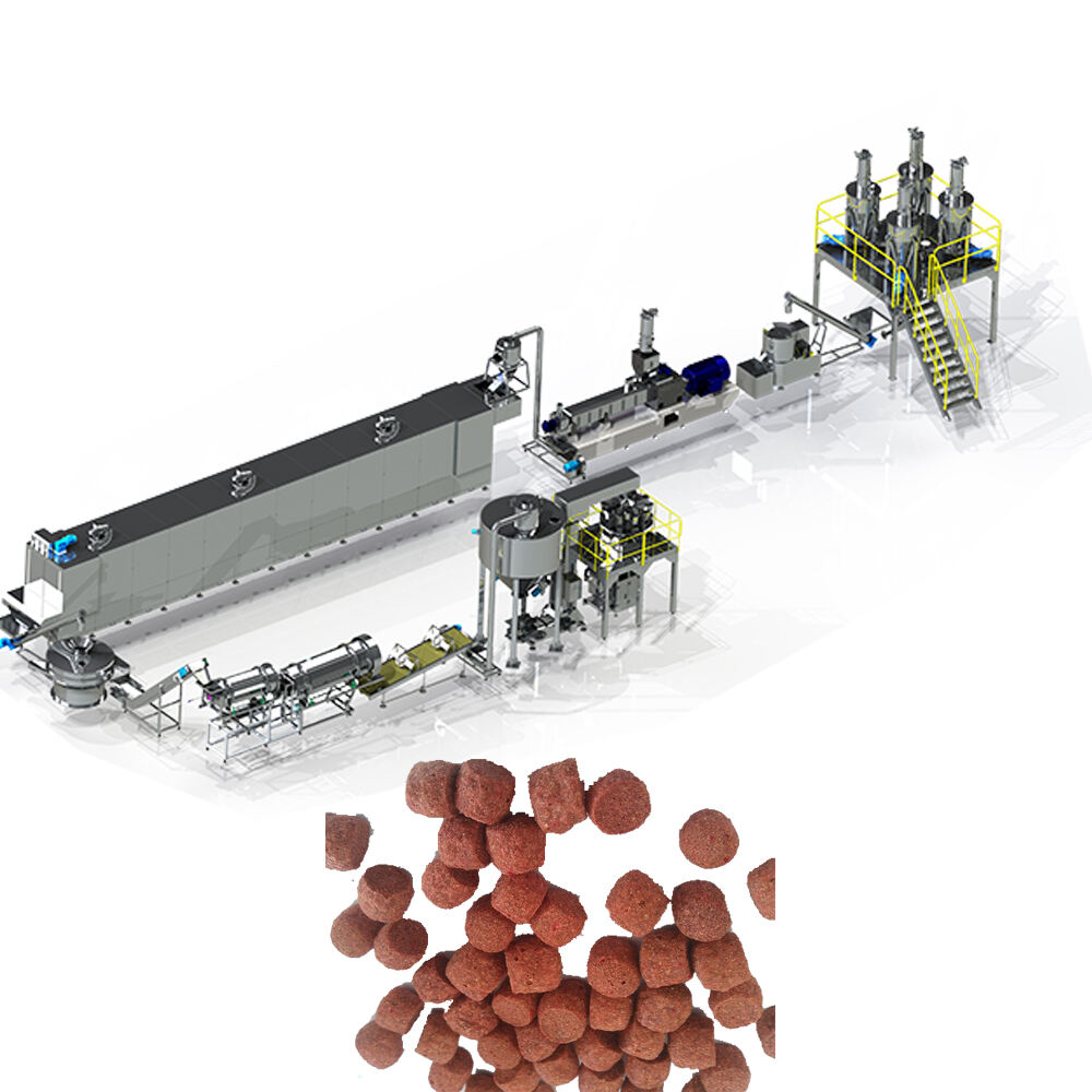 Pet food processing machines