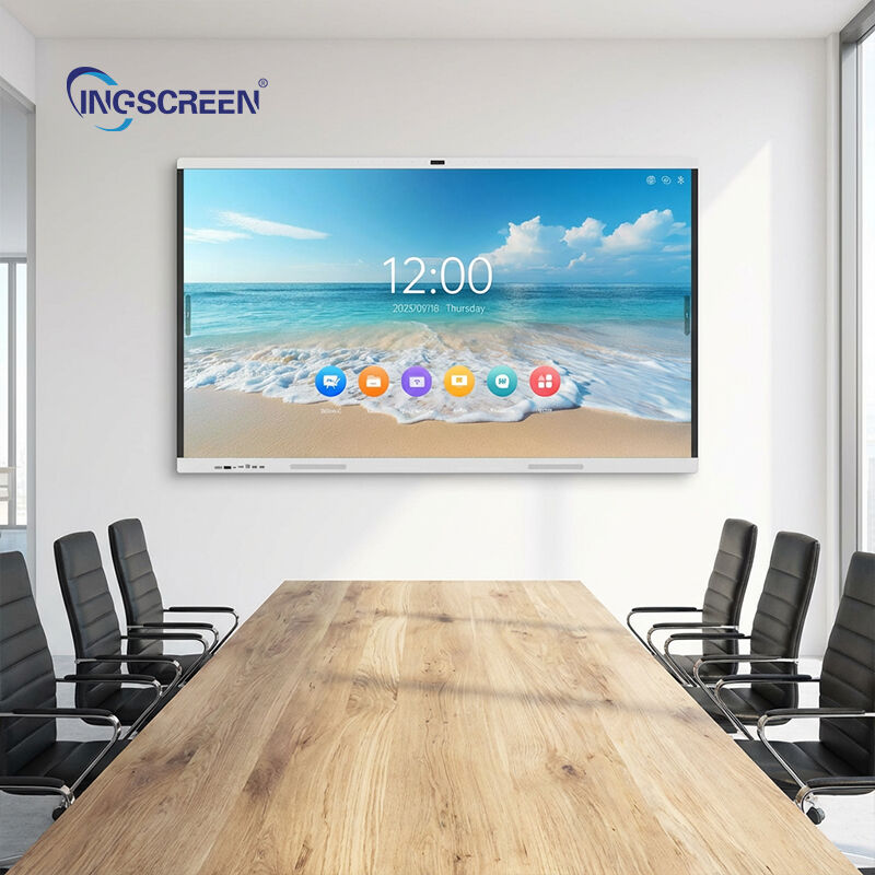 The interactive board breaks down geographical restrictions and realizes seamless collaboration, program co-creation and decision-making alignment in global offices..jpg