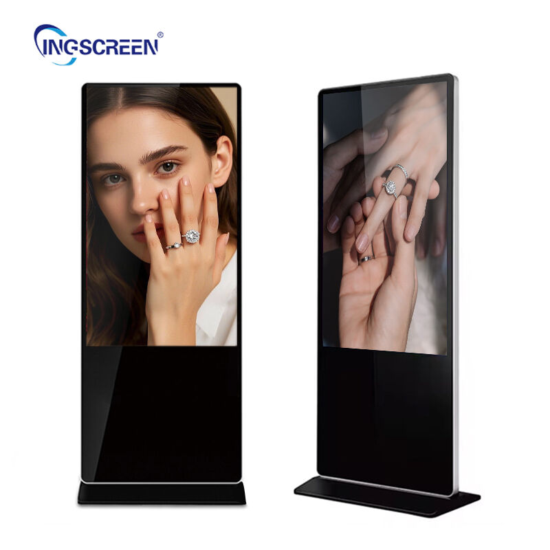 fiche technique du kiosque tactile debout au sol de 55 pouces