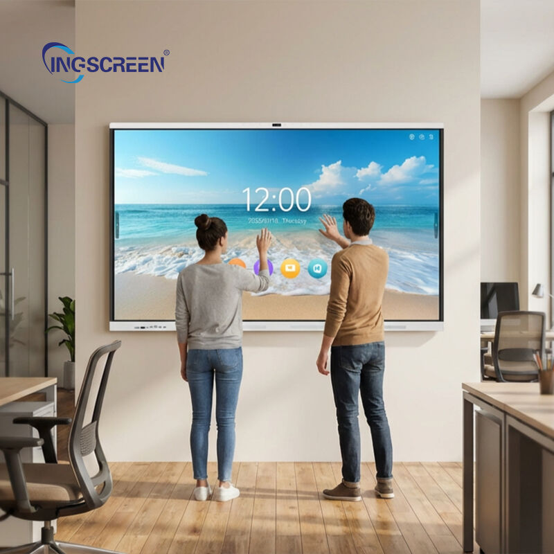 From brainstorming to landing execution, only one interactive boardwhiteboard + document + video conference integration is required to create an efficient and modern meeting room..jpg