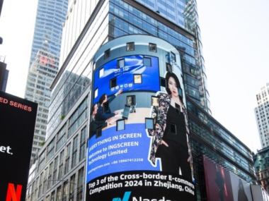 INGSCREEN Shines on the NASDAQ Screen in New York’s Times Square