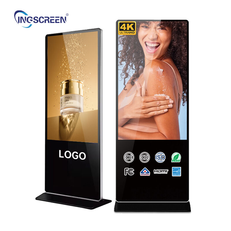 Space is media intelligent vertical lcd advertising digital signage to create offline digital marketing contacts with high conversion rates.jpg