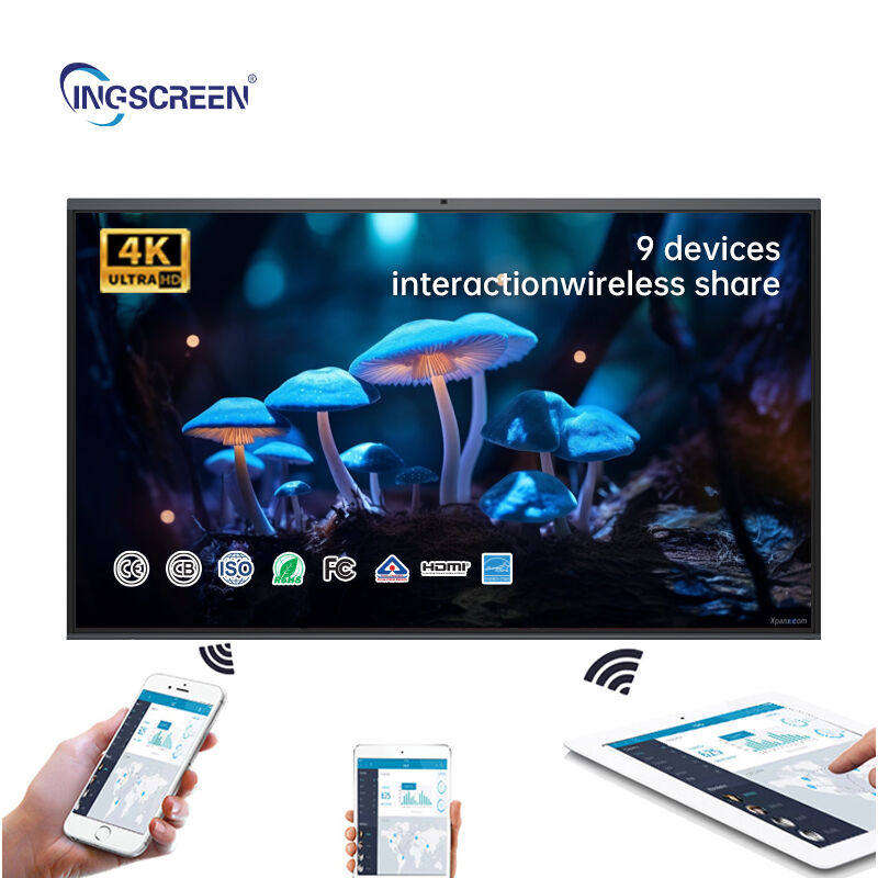 Say goodbye to the traditional whiteboard! The new generation of interactive boards supports multi-touch, wireless screen projection and remote collaboration, enabling new scenarios of smart office and ed.jpg