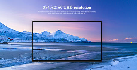 Der 17-Serie-Monitor hat eine erstaunliche 4K UHD Auflösung.