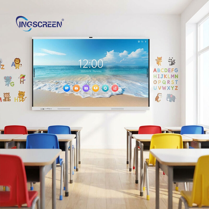 An interactive board activates the entire smart classroom｜Multi-disciplinary integrated teaching, real-time annotation, and student screen projection-make the classroom truly moving”.jpg