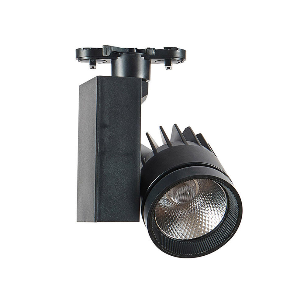 Track Light COB 12-40Deg adjustable beam angles Black and White Color optional long lifespan