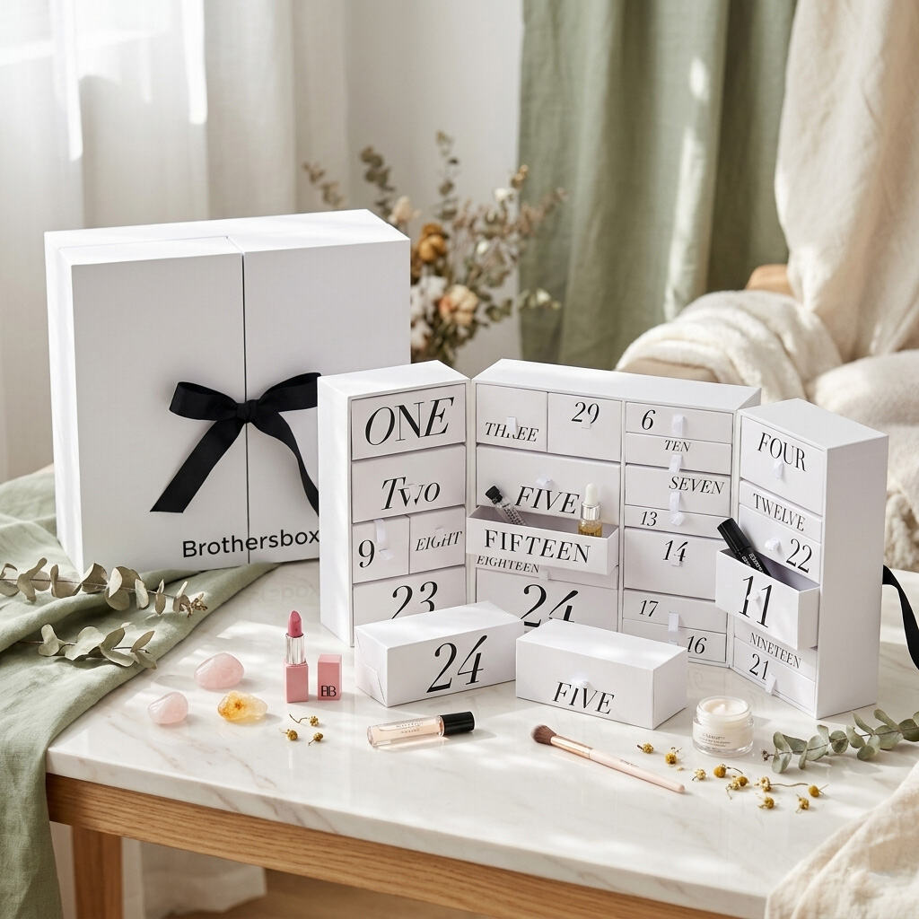 Hộp quà lịch đếm ngược mỹ phẩm theo yêu cầu