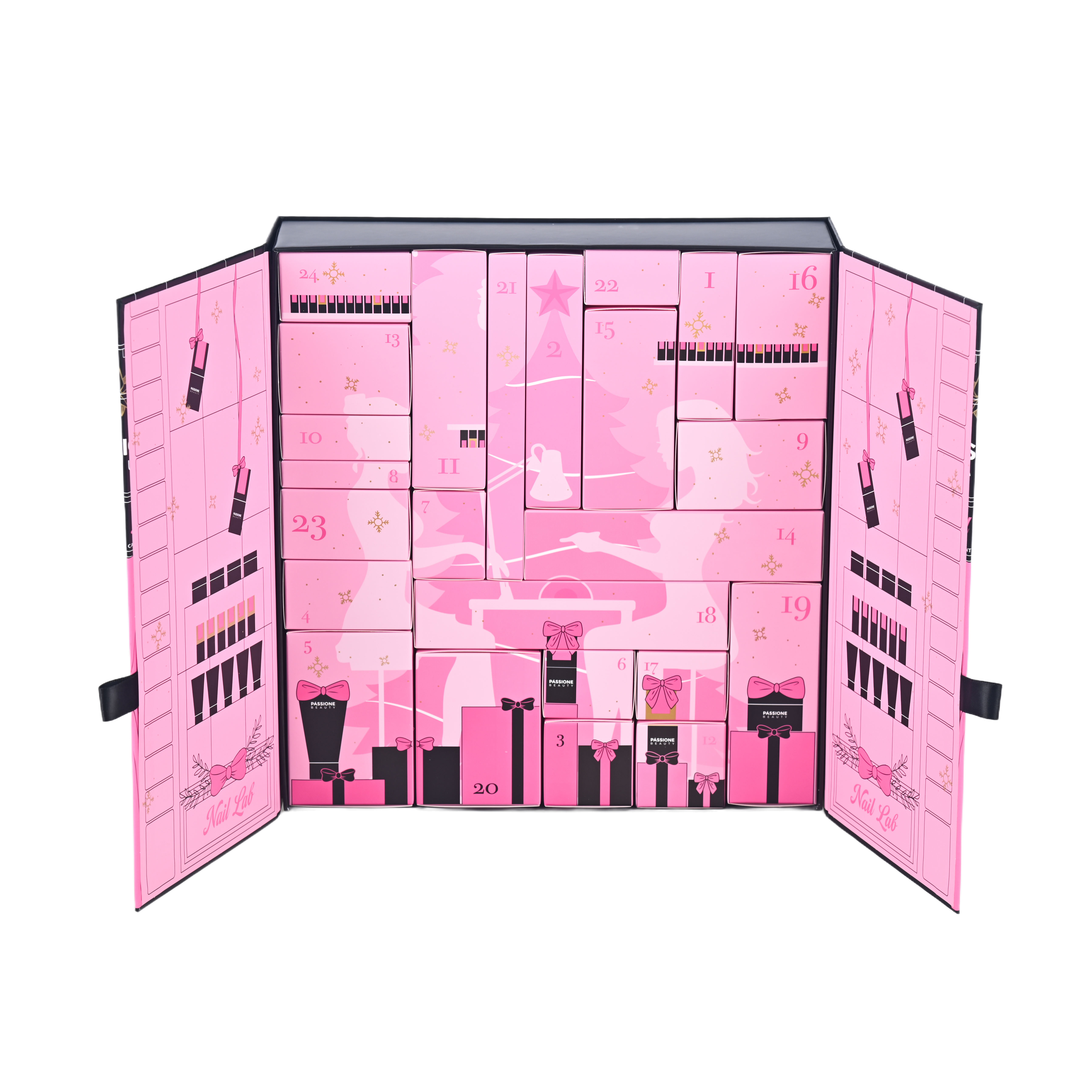 Hộp Lịch Đếm Ngược Mỹ Phẩm Cao Cấp Theo Yêu Cầu – 24 Ngày