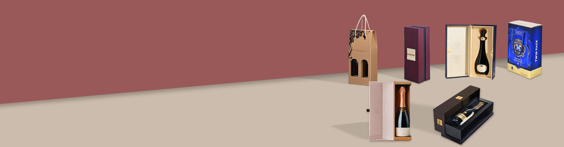 Caixa de embalagem de vinho