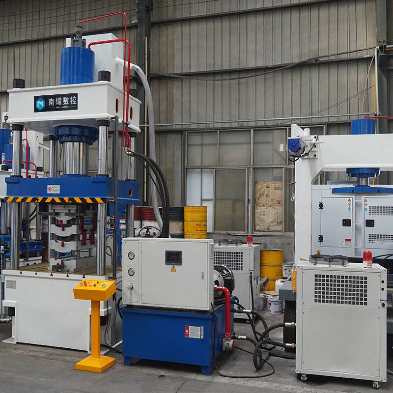 pressa idraulica per piastre balistiche in PE da 315 T