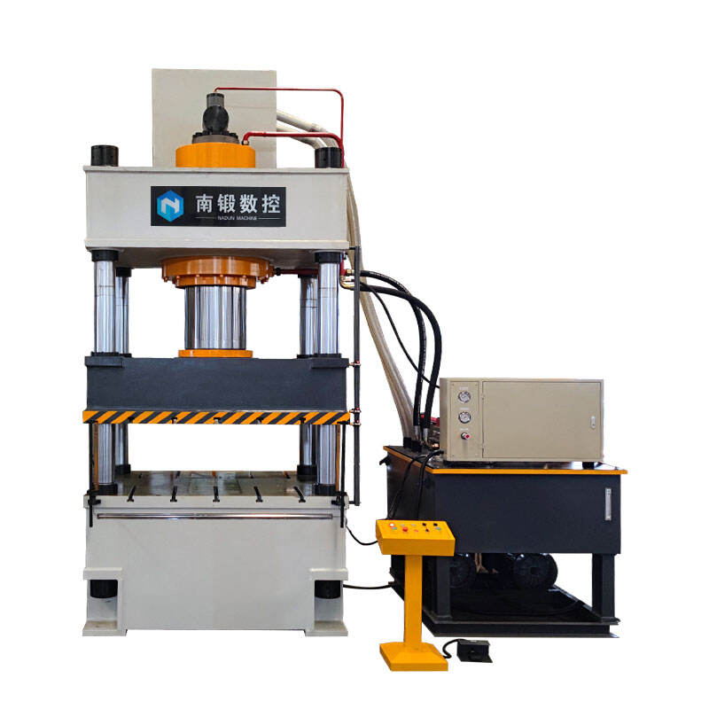 500 tons three-beam four-column hydraulic press for metal pressing and molding