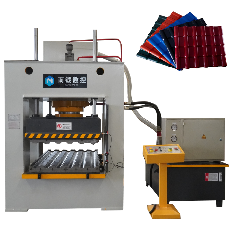 250-ton gantry hydraulic press for molding plastic roof tiles