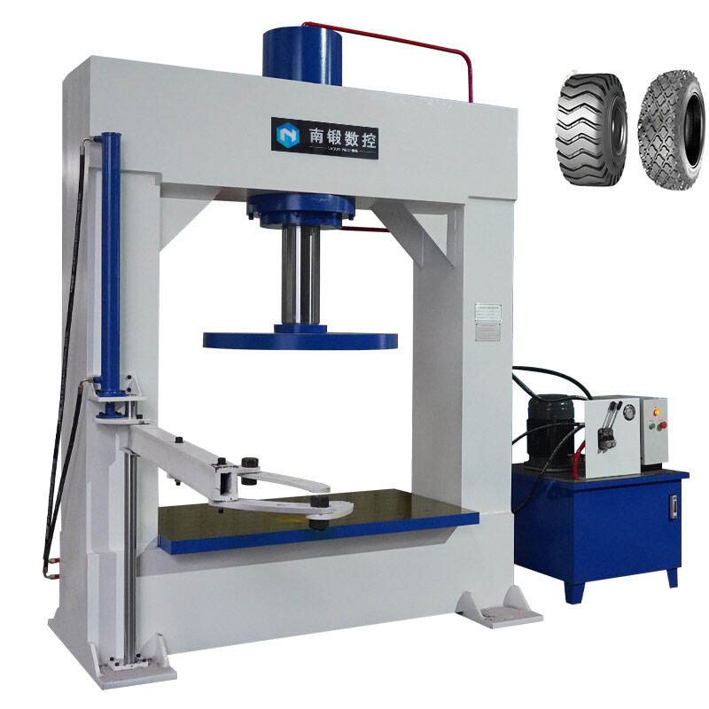  200-ton tire press h frame hydraulic press machine