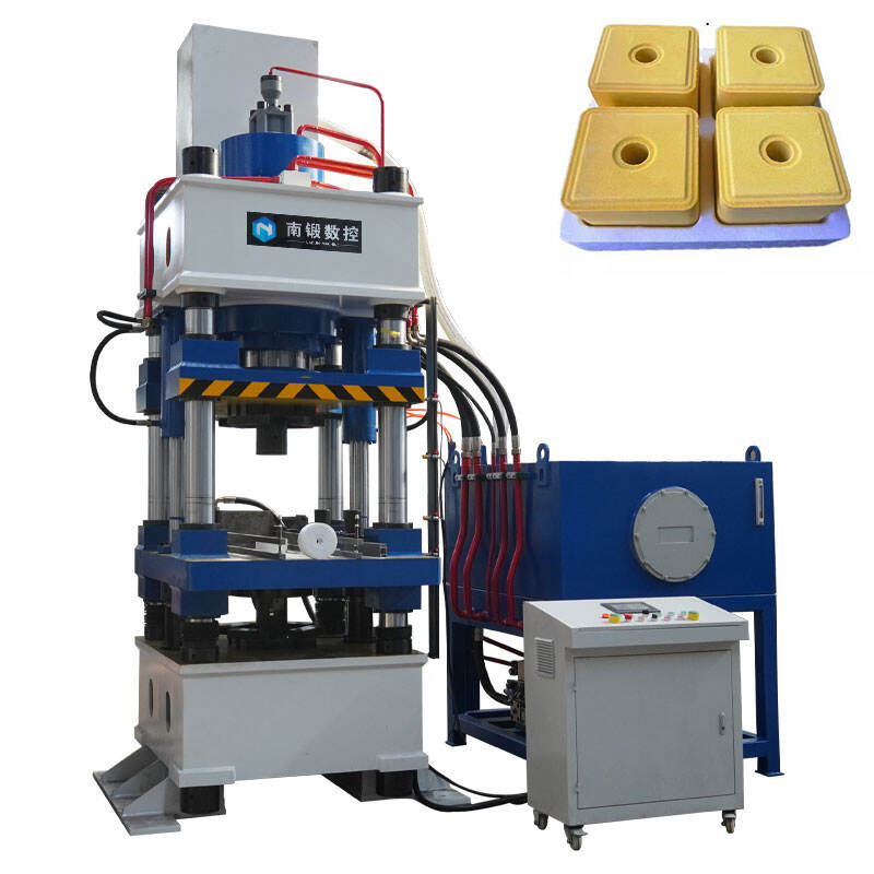 315トン級4本柱油圧プレス機（塩塊成形機）の価格