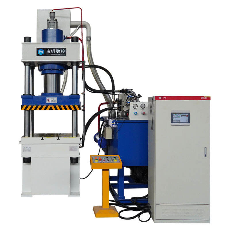 250 ton three-beam four-column hydraulic press